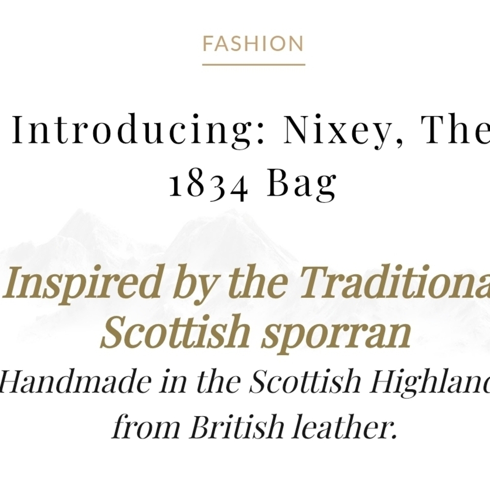 Nixey 1834 Collection - Glen Keith Sporran, Crossbody Bag - Picture 7 of 10